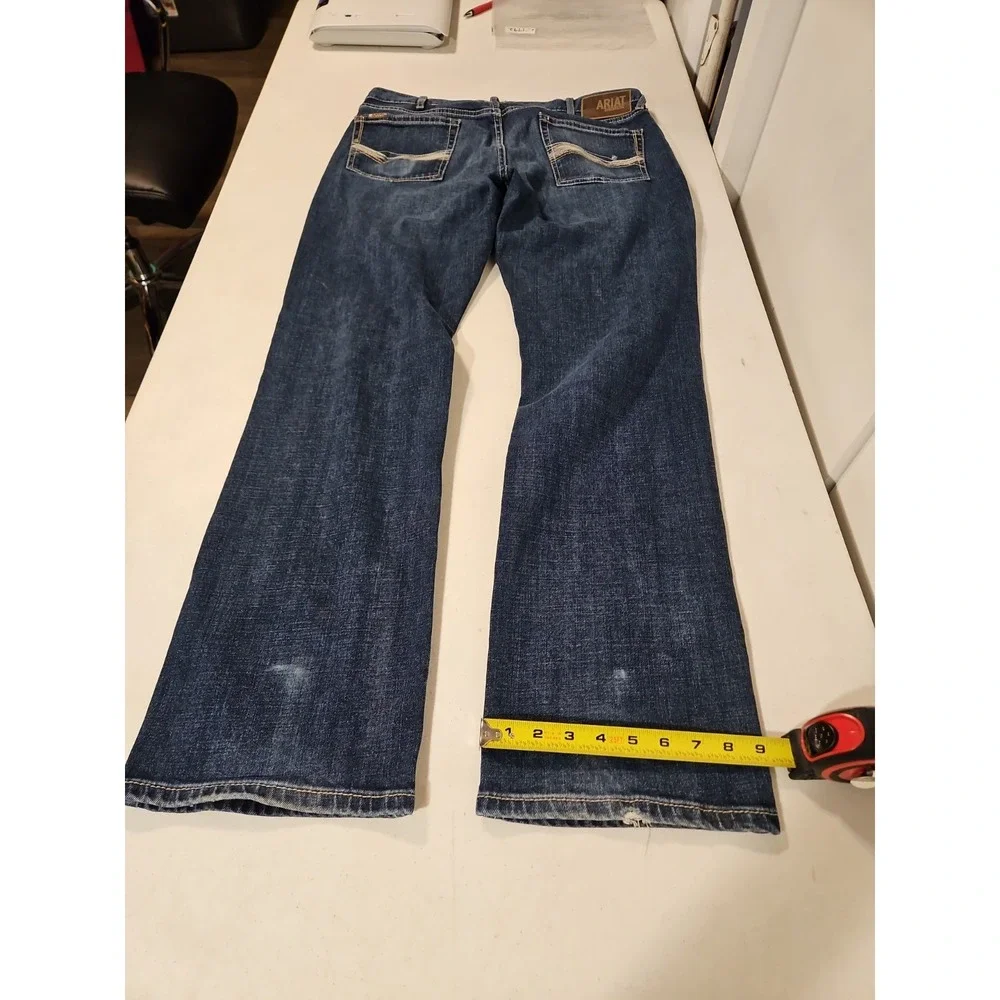 Ariat M5 Jeans Mens 36x34  Denali Straight Fit Straight Leg Thick Stitch(1792